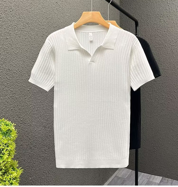 Kurzarm Shirt mit Kragen