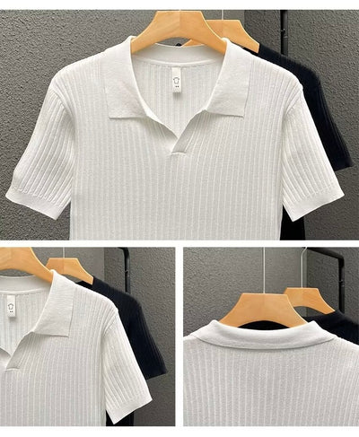 Kurzarm Shirt mit Kragen