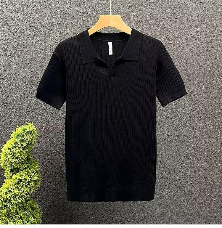 Kurzarm Shirt mit Kragen